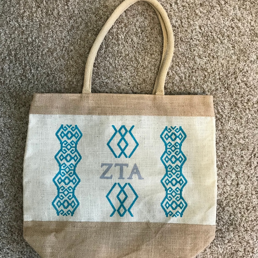 Zeta Tau Alpha Canvas Bag